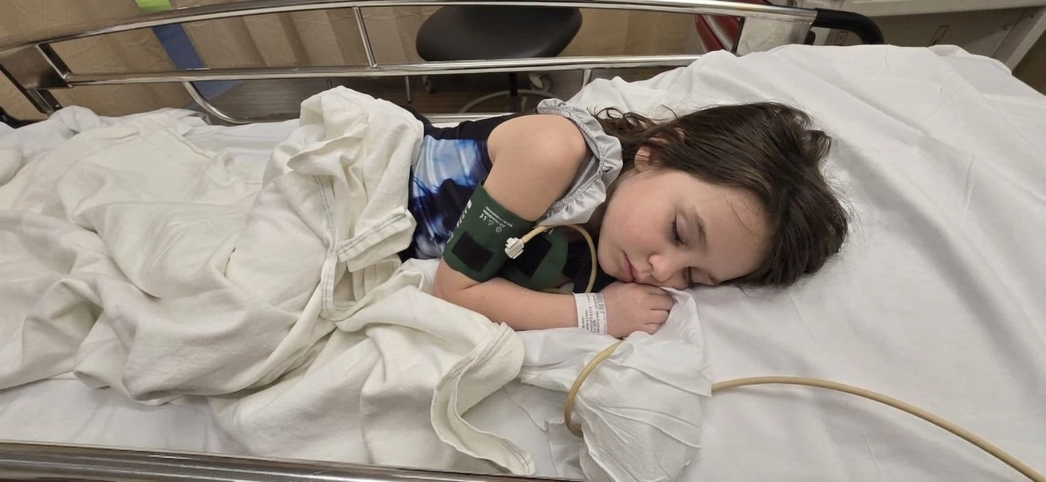 child sick from rodent contamination